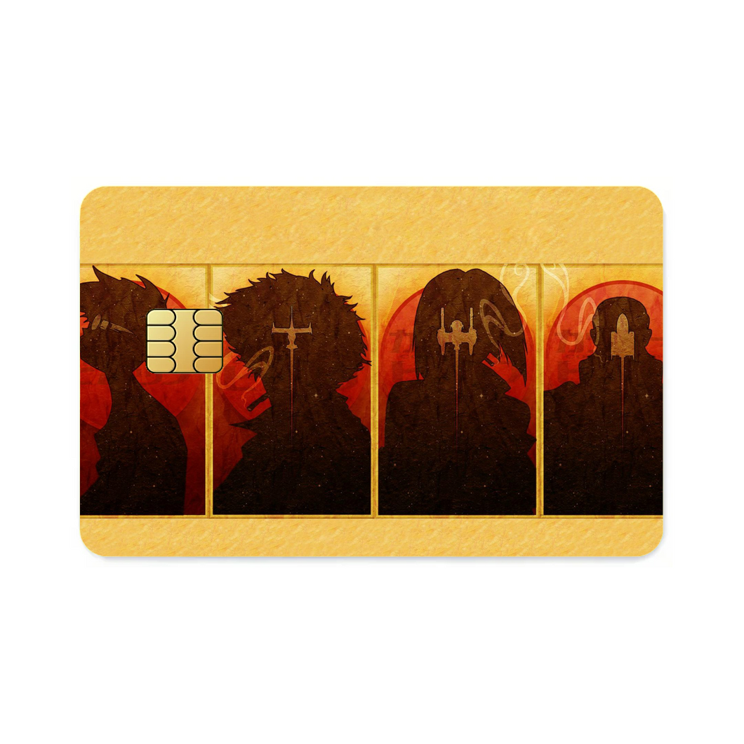 Anime Cowboy Bebop Credit Card Skins (4-in-1 Pack)