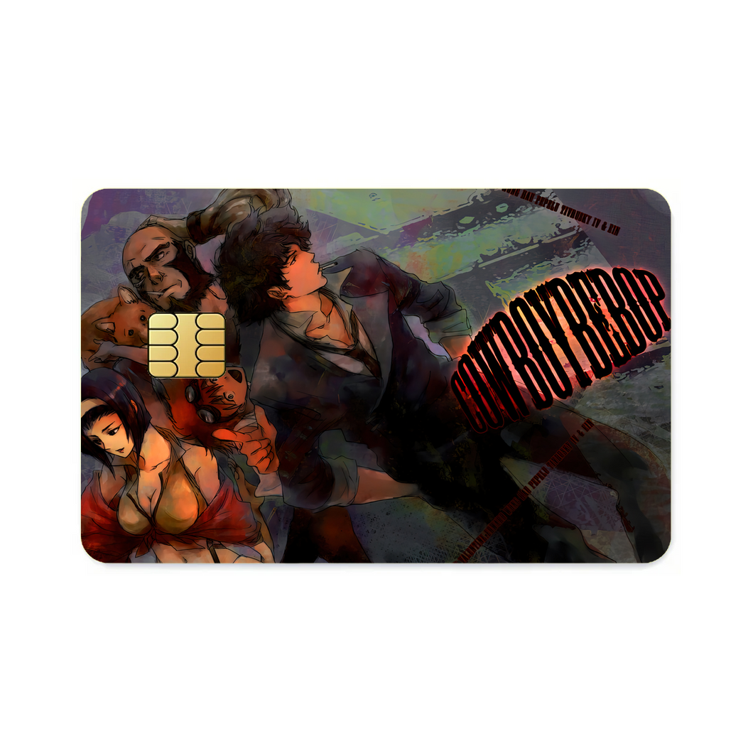 Anime Cowboy Bebop Credit Card Skins (4-in-1 Pack)