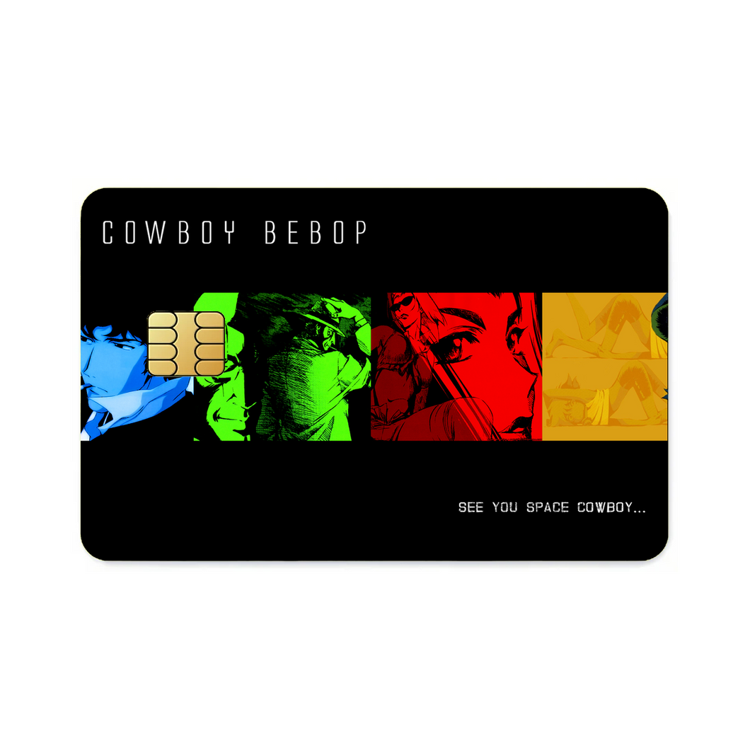 Anime Cowboy Bebop Credit Card Skins (4-in-1 Pack)