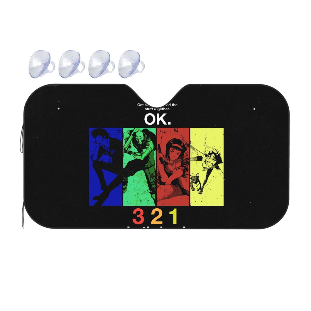 Anime Cowboy Bebopr Car Sunshade