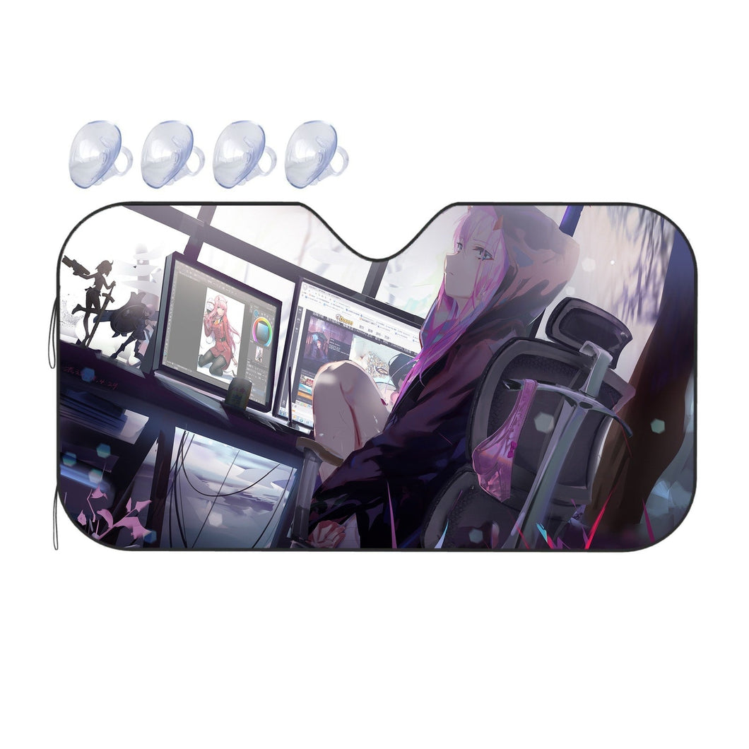 Anime Darling in the FranXX  Car Sunshade