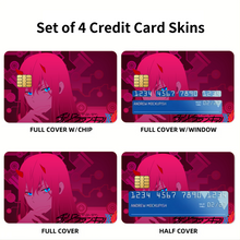 Load image into Gallery viewer, Anime Darling in the FranXX Credit Card Skins (4-in-1 Pack)
