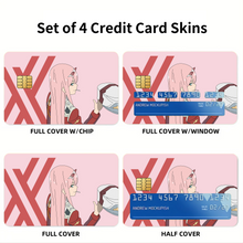 Load image into Gallery viewer, Anime Darling in the FranXX Credit Card Skins (4-in-1 Pack)
