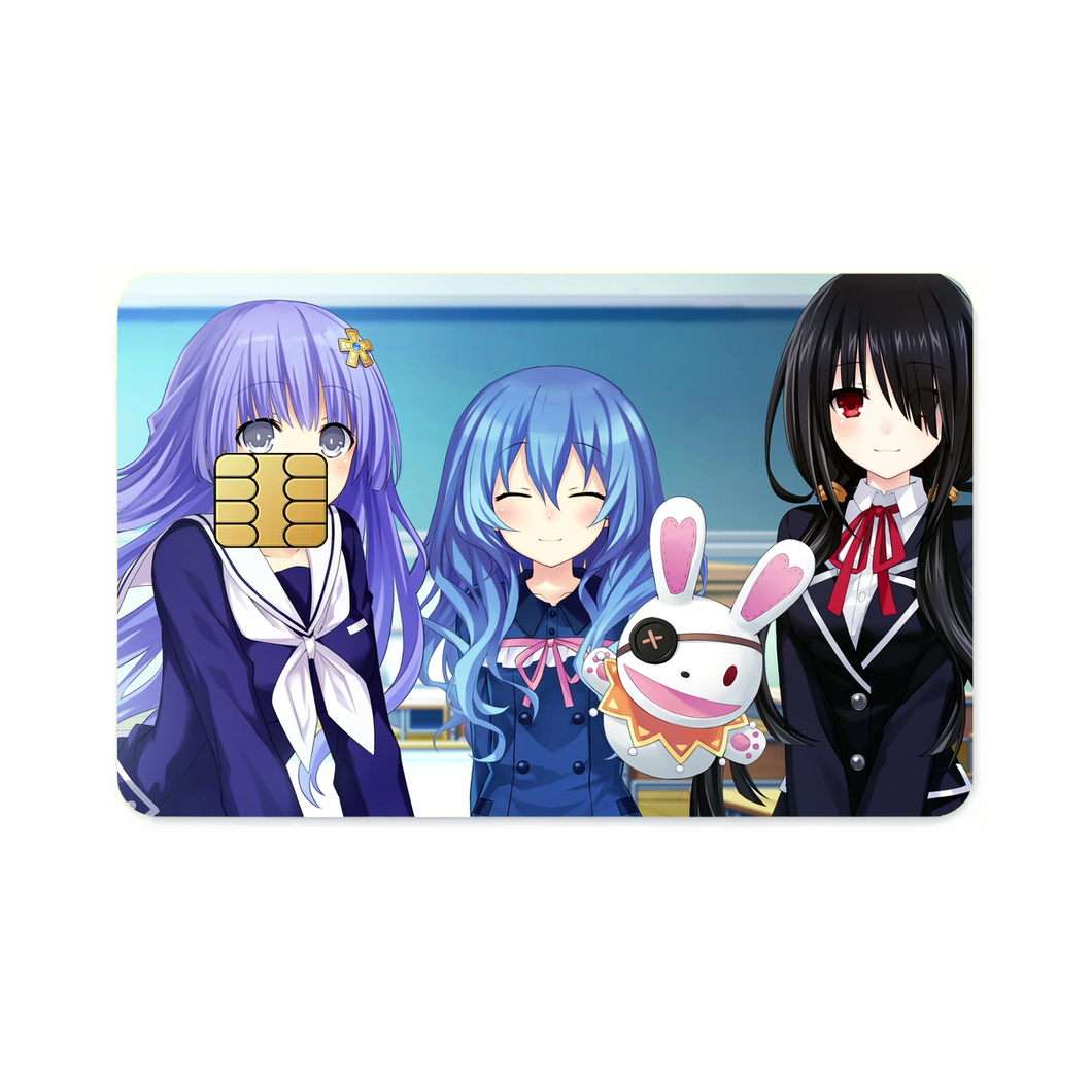 Anime Date A Live  Credit Card Skins (4-in-1 Pack)