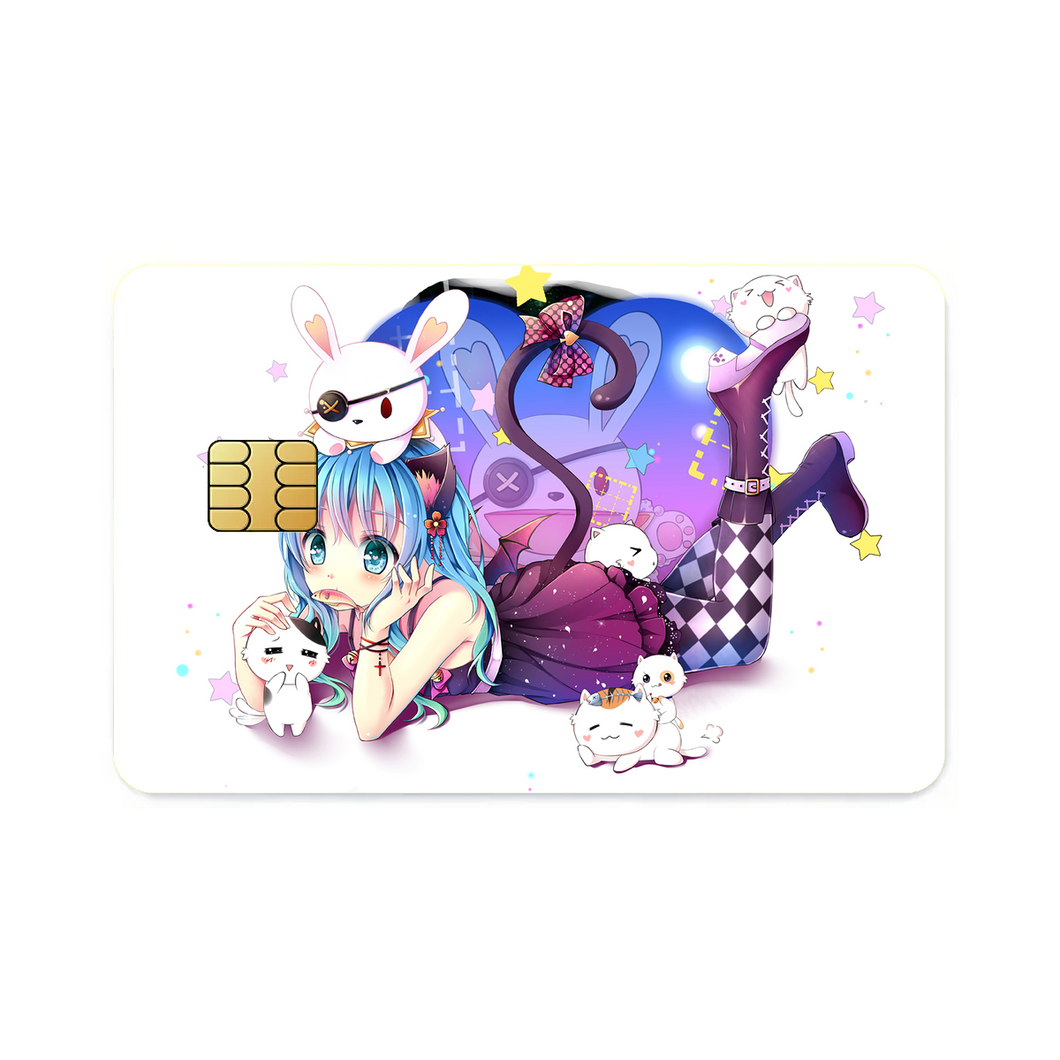 Anime Date A Live Credit Card Skins (4-in-1 Pack)