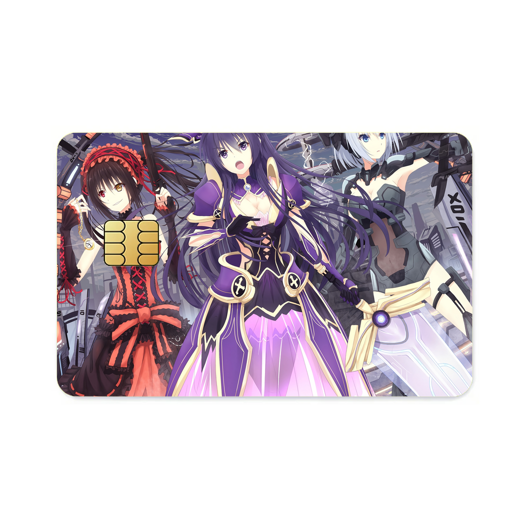 Anime Date A Live Credit Card Skins (4-in-1 Pack)