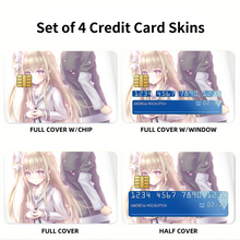 Load image into Gallery viewer, Anime Date A Liver Credit Card Skins (4-in-1 Pack)
