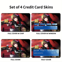 Load image into Gallery viewer, Anime Date A Liver Credit Card Skins (4-in-1 Pack)
