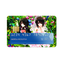 Load image into Gallery viewer, Anime Date A Liver Credit Card Skins (4-in-1 Pack)
