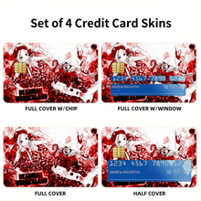 Load image into Gallery viewer, Anime Deadman Wonderland Credit Card Skins (4-in-1 Pack)
