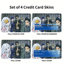 Load image into Gallery viewer, Anime Deadman Wonderland Credit Card Skins (4-in-1 Pack)
