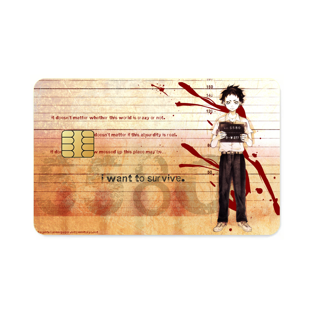 Anime Deadman Wonderland Credit Card Skins (4-in-1 Pack)