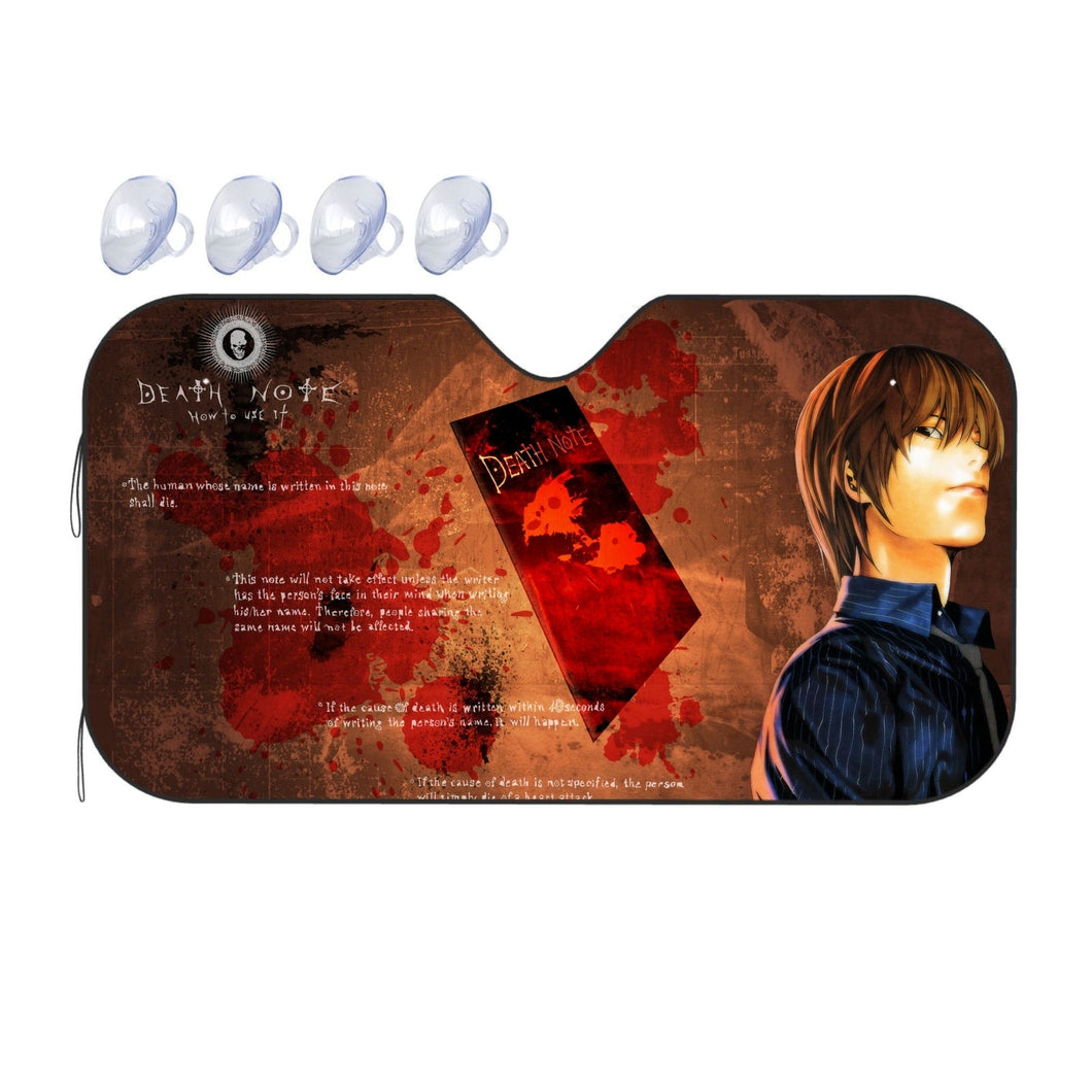 Anime Death Note Car Sunshade
