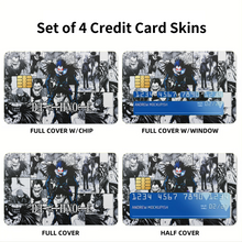 Load image into Gallery viewer, Anime Death Note  Credit Card Skins (4-in-1 Pack)
