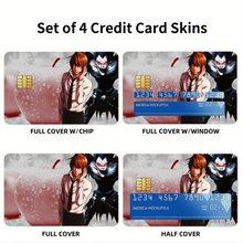 Load image into Gallery viewer, Anime Death Note Credit Card Skins (4-in-1 Pack)
