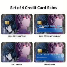 Load image into Gallery viewer, Anime Death Note  Credit Card Skins (4-in-1 Pack)
