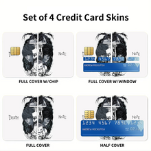 Load image into Gallery viewer, Anime Death Note Credit Card Skins (4-in-1 Pack)
