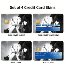 Load image into Gallery viewer, Anime Death Note Credit Card Skins (4-in-1 Pack)
