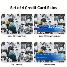 Load image into Gallery viewer, Anime Death Note  Credit Card Skins (4-in-1 Pack)

