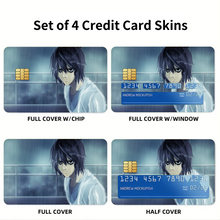 Load image into Gallery viewer, Anime Death Note Credit Card Skins (4-in-1 Pack)
