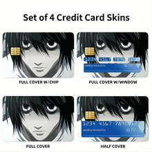 Load image into Gallery viewer, Anime Death Note Credit Card Skins (4-in-1 Pack)

