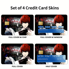 Load image into Gallery viewer, Anime Death Note Credit Card Skins (4-in-1 Pack)
