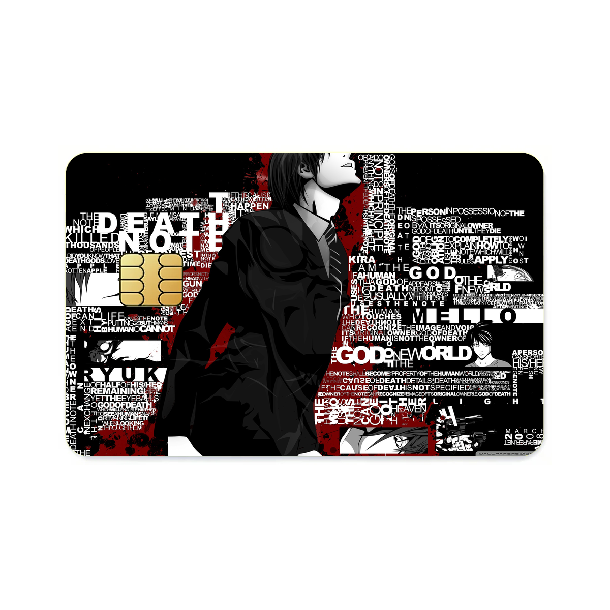 Death Note Credit Card Skins Death Note Credit Card Skins