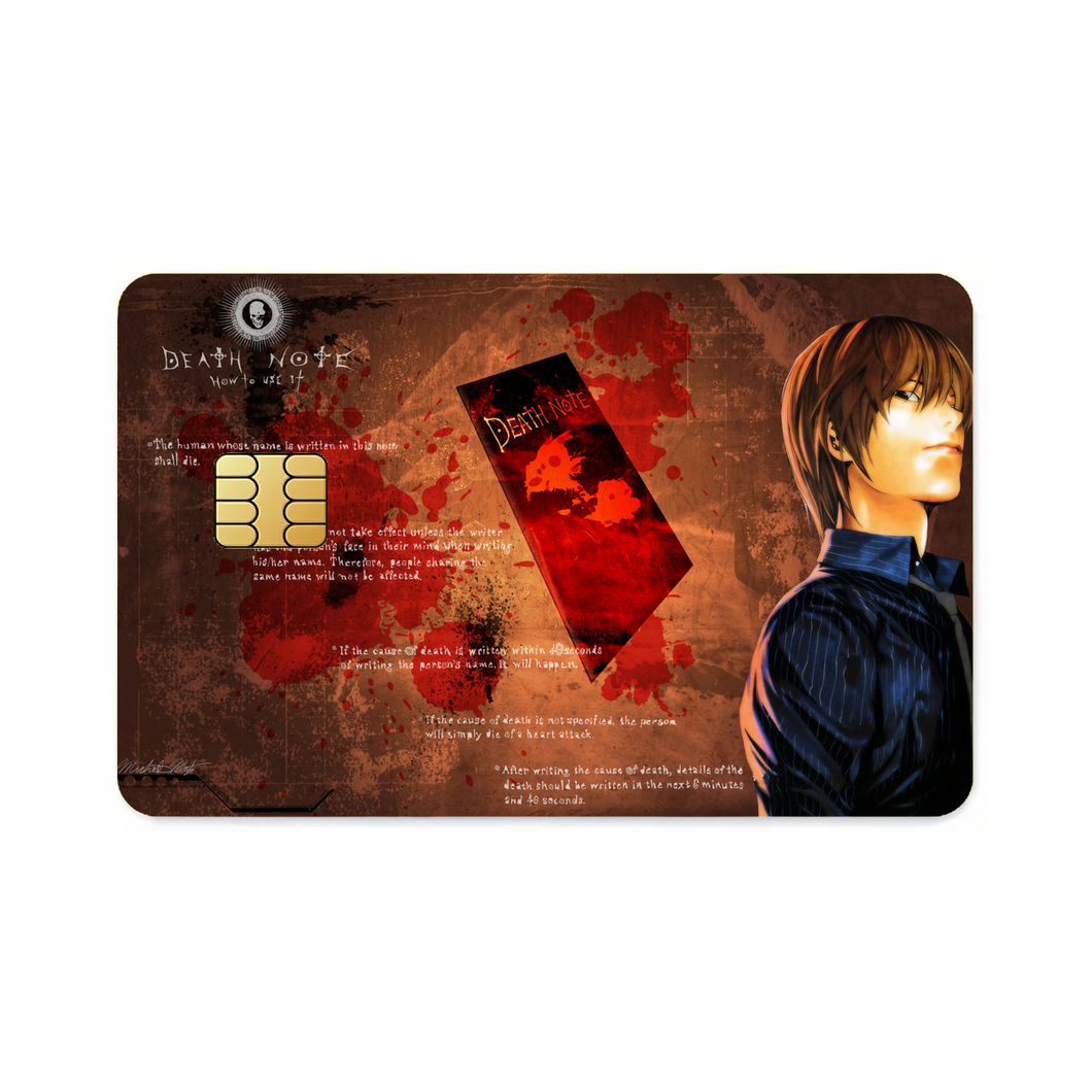 Anime Death Note Credit Card Skins (4-in-1 Pack)