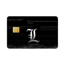 Load image into Gallery viewer, Anime Death Note Credit Card Skins (4-in-1 Pack)
