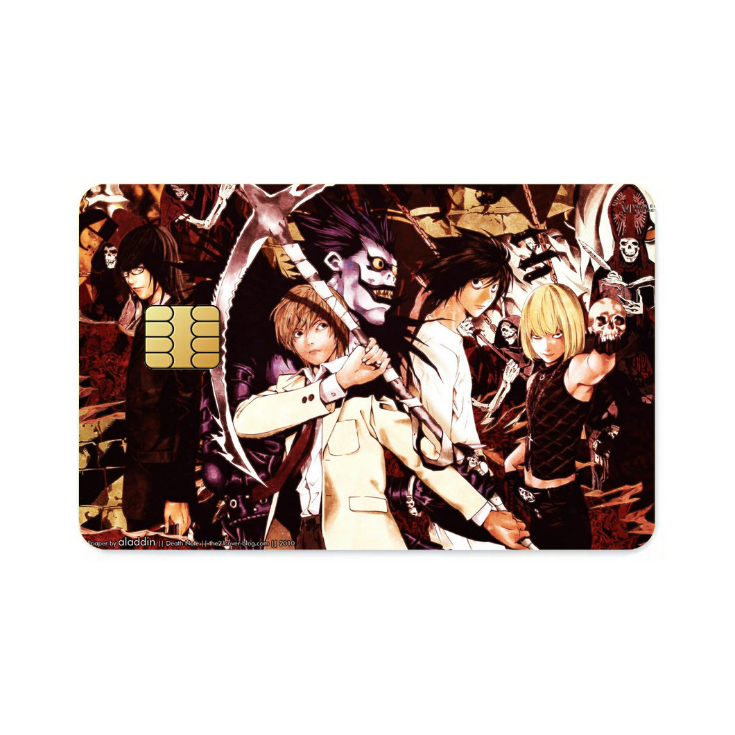 Anime Death Note  Credit Card Skins (4-in-1 Pack)