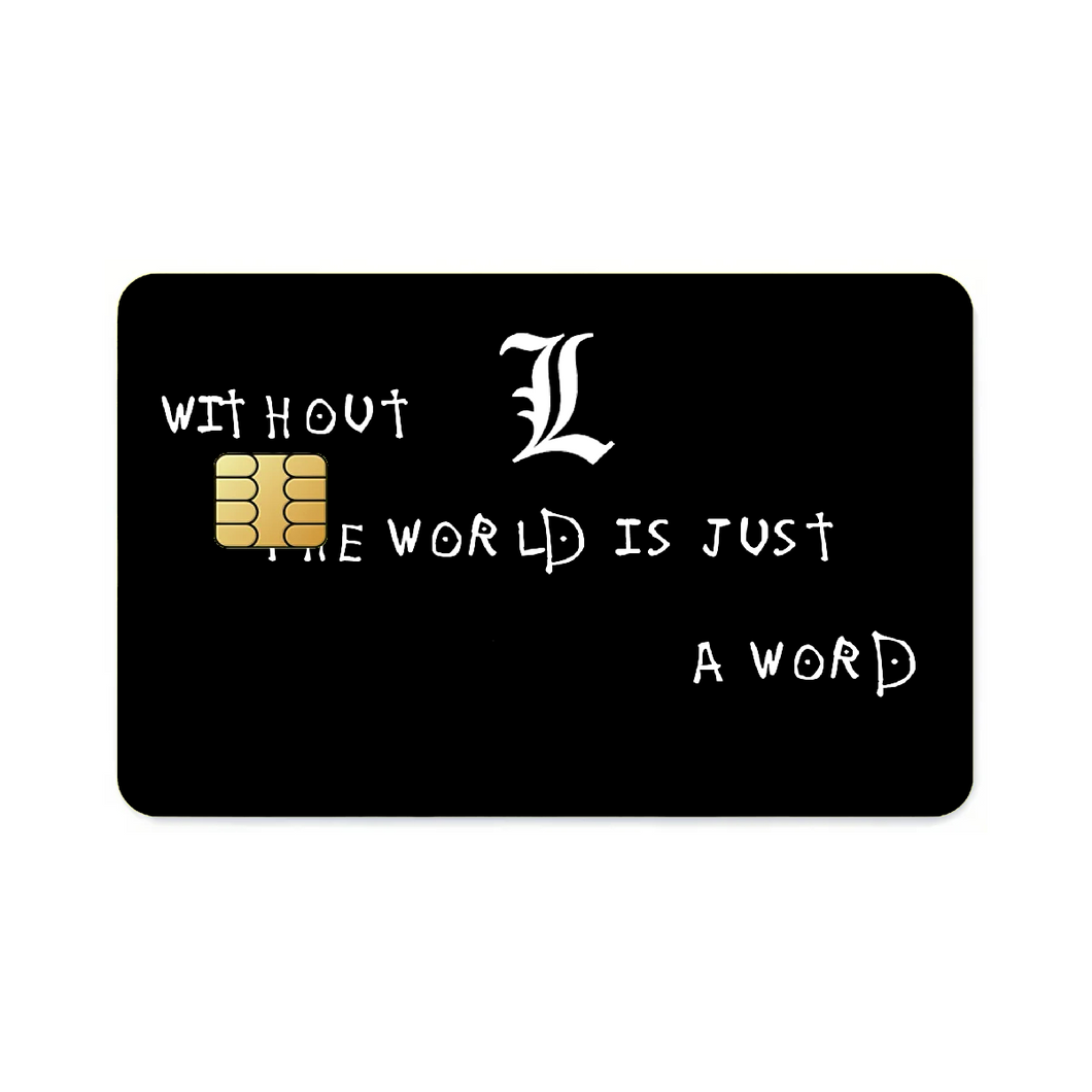 Anime Death Note Credit Card Skins (4-in-1 Pack)