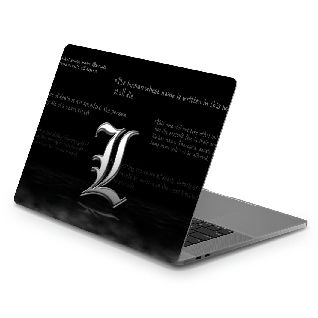 Anime Death Note Macbook Skin
