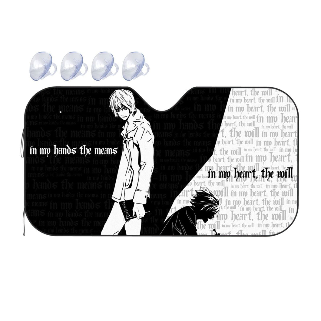 Anime Death Noter Car Sunshade