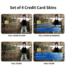 Load image into Gallery viewer, Anime Death Noter Credit Card Skins (4-in-1 Pack)

