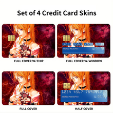 Load image into Gallery viewer, Anime Death Noter Credit Card Skins (4-in-1 Pack)
