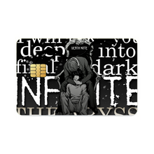 Load image into Gallery viewer, Anime Death Noter Credit Card Skins (4-in-1 Pack)
