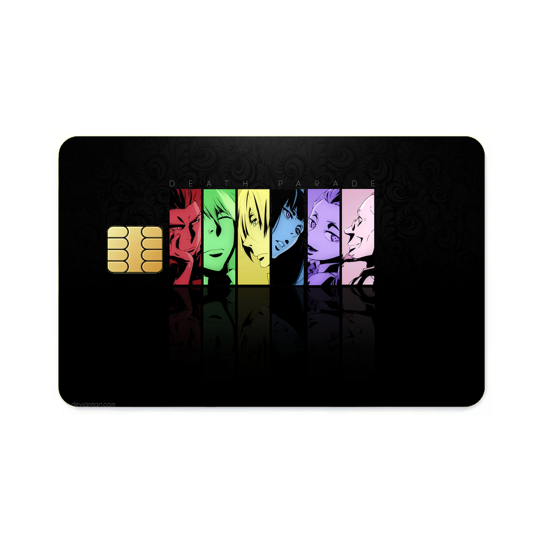 Anime Death Parade Credit Card Skins (4-in-1 Pack)