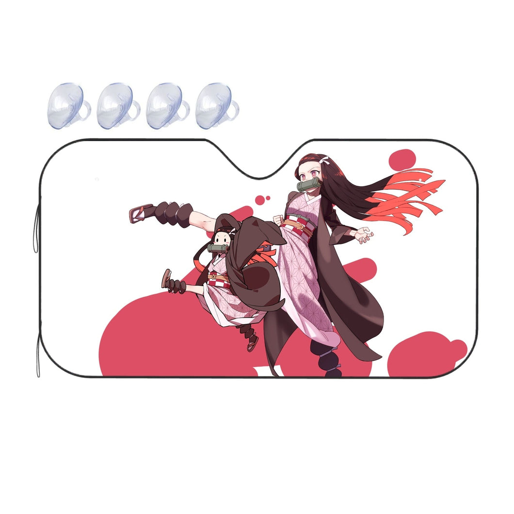Anime Demon Slayer: Kimetsu no Yaiba  Car Sunshade