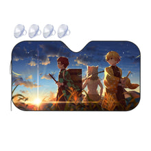 Load image into Gallery viewer, Anime Demon Slayer: Kimetsu no Yaiba  Car Sunshade
