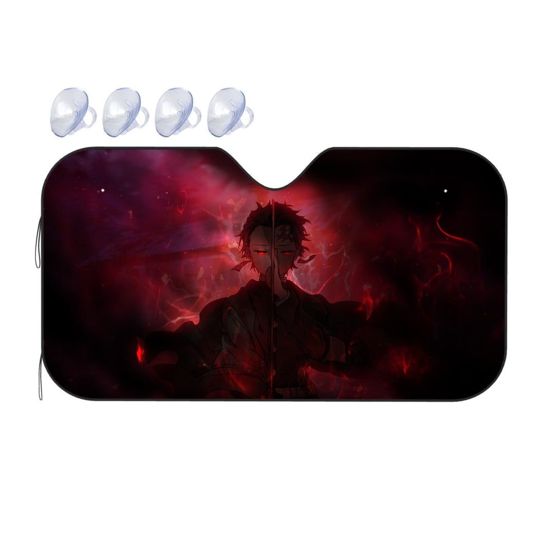 Anime Demon Slayer: Kimetsu no Yaiba  Car Sunshade