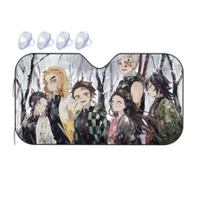 Load image into Gallery viewer, Anime Demon Slayer: Kimetsu no Yaiba  Car Sunshade
