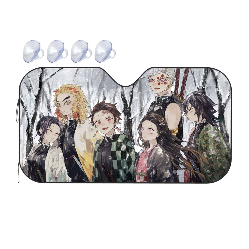 Anime Demon Slayer: Kimetsu no Yaiba  Car Sunshade