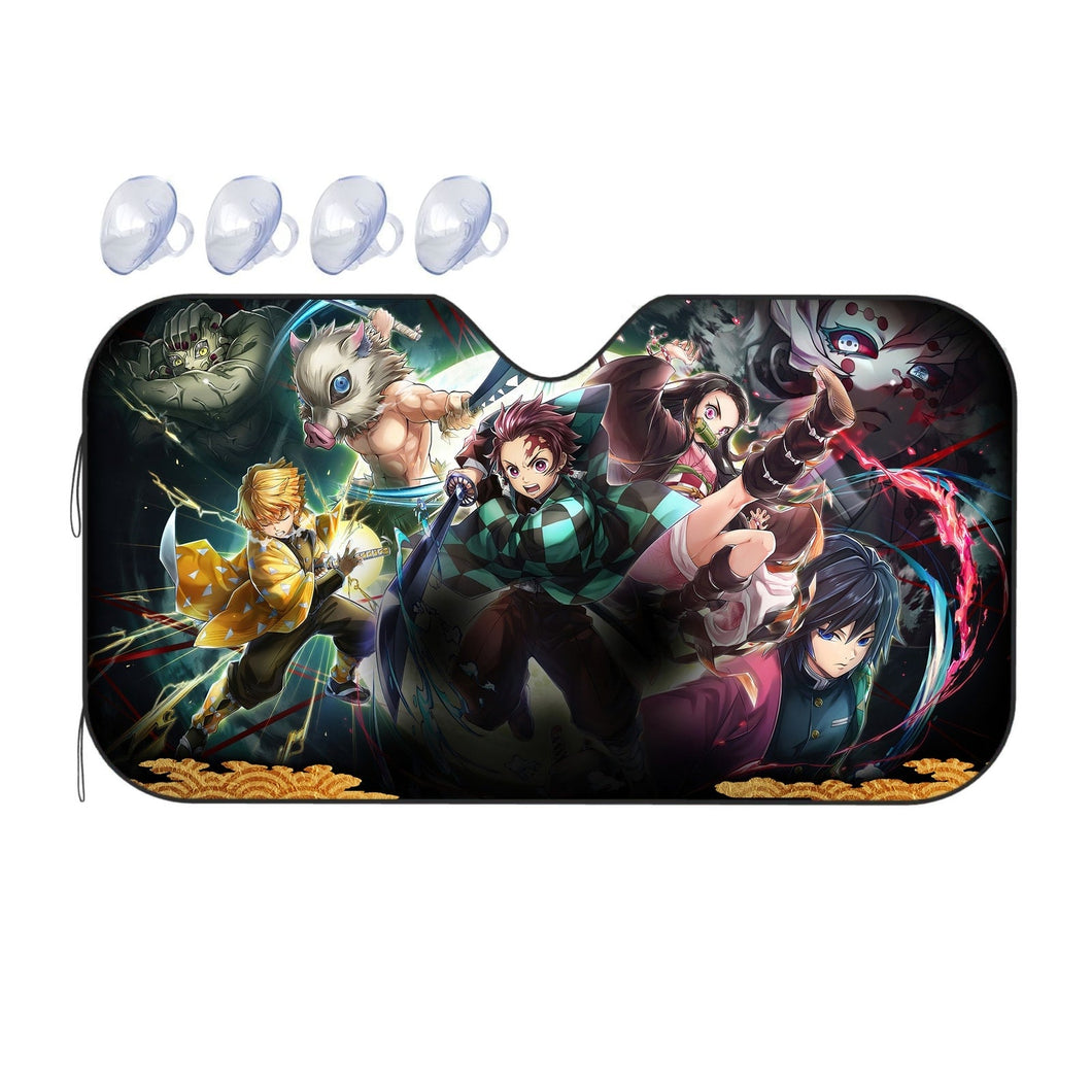 Anime Demon Slayer: Kimetsu no Yaiba Car Sunshade