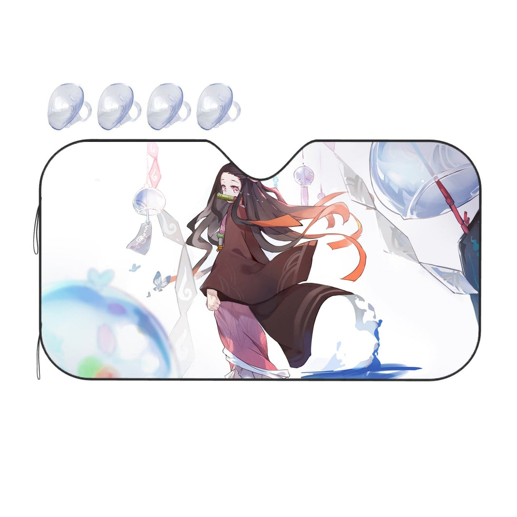 Anime Demon Slayer: Kimetsu no Yaiba  Car Sunshade
