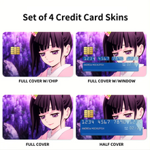 Load image into Gallery viewer, Anime Demon Slayer: Kimetsu no Yaiba Credit Card Skins (4-in-1 Pack)
