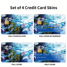 Load image into Gallery viewer, Anime Demon Slayer: Kimetsu no Yaiba  Credit Card Skins (4-in-1 Pack)
