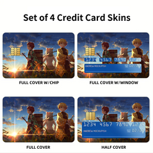 Load image into Gallery viewer, Anime Demon Slayer: Kimetsu no Yaiba  Credit Card Skins (4-in-1 Pack)
