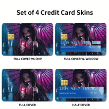 Load image into Gallery viewer, Anime Demon Slayer: Kimetsu no Yaiba  Credit Card Skins (4-in-1 Pack)
