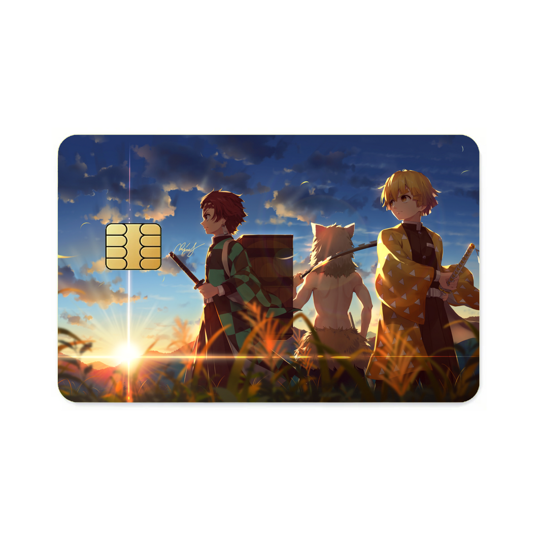 Anime Demon Slayer: Kimetsu no Yaiba  Credit Card Skins (4-in-1 Pack)