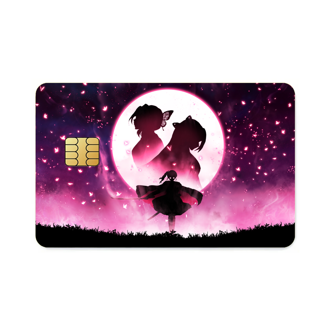 Anime Demon Slayer: Kimetsu no Yaiba  Credit Card Skins (4-in-1 Pack)